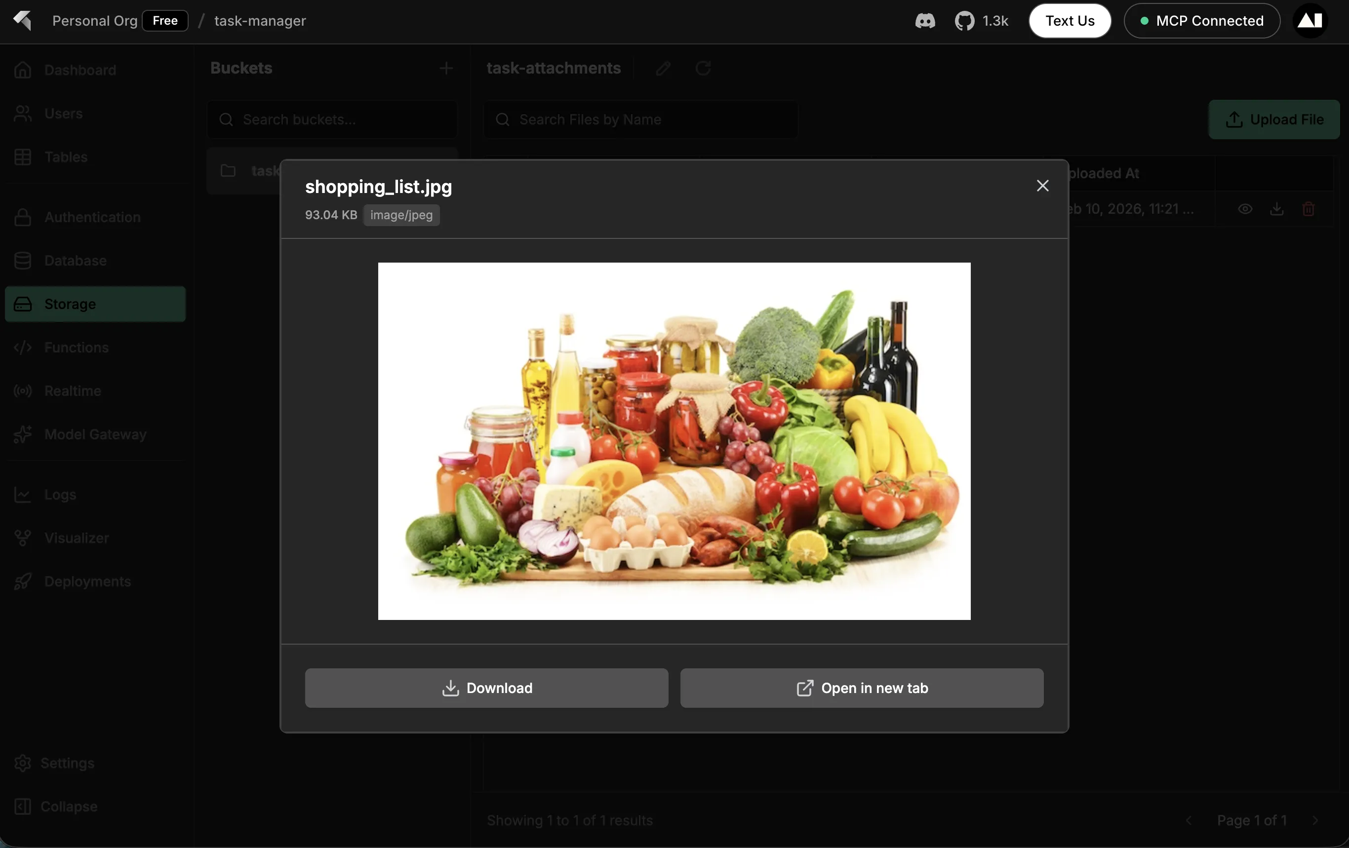 File Attachments in Storage