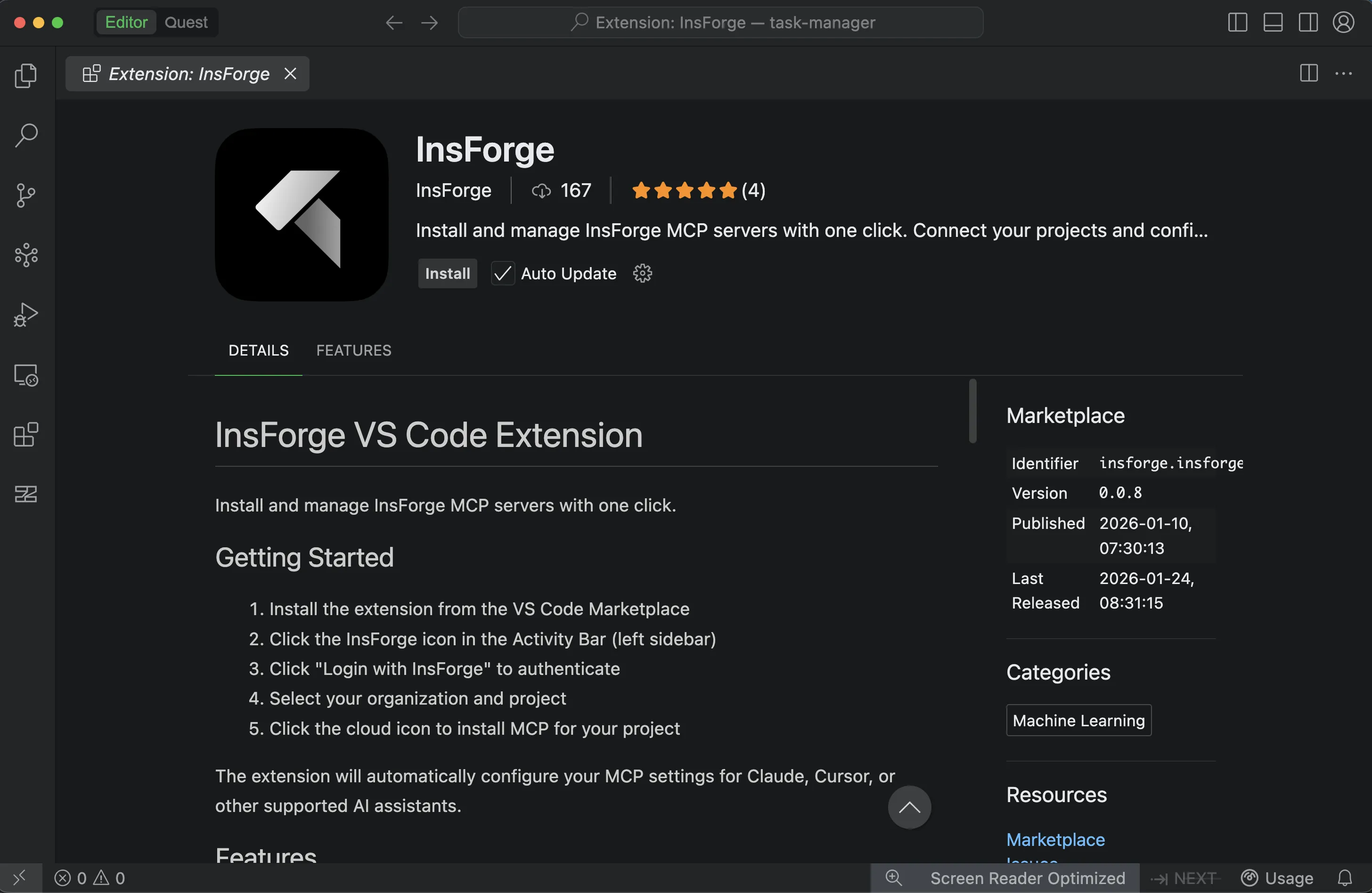 InsForge Extension